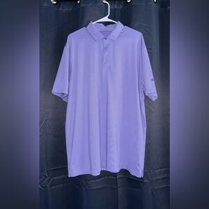 Men’s Callaway Opti Dry purple & white polo shirt